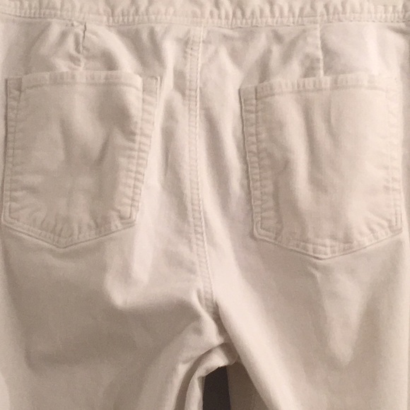 Chicos White Corduroy Jeans Sz 1.5, 31.5” Waist - Picture 5 of 8